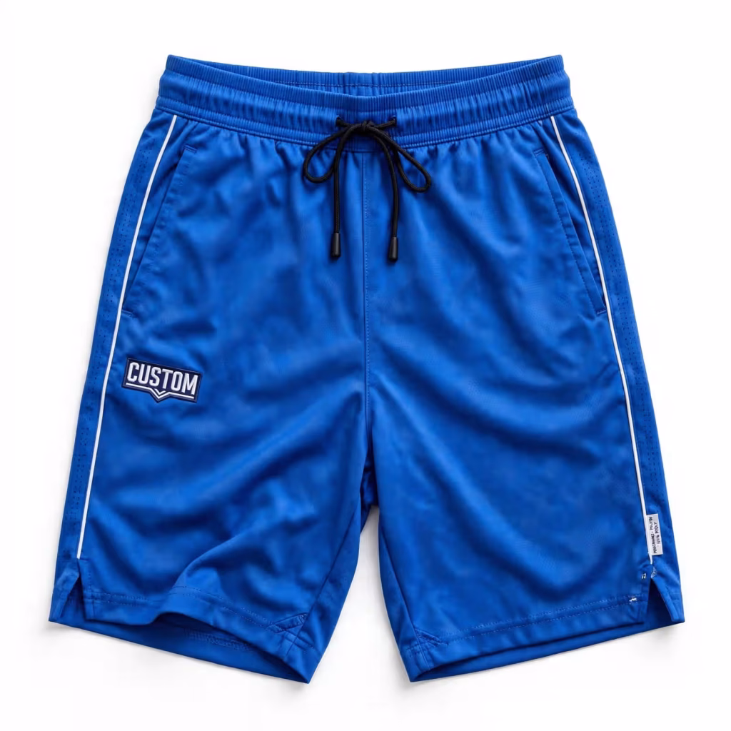 Custom Athletic Shorts Wholesale Royal Blue Performance Shorts