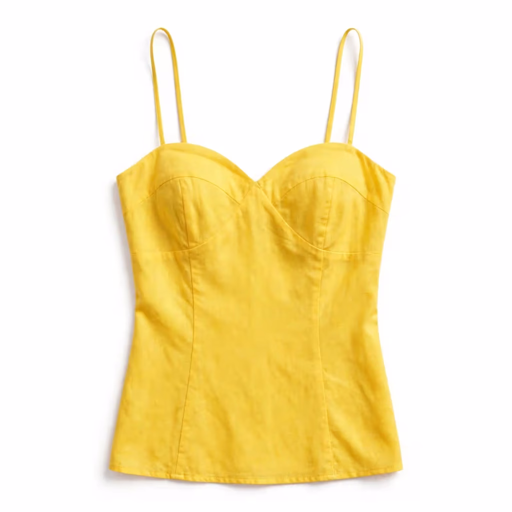 Custom Cami Top Sweetheart Neck Thin Strap Top Manufacturer