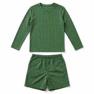 Custom Check Pyjama Set Manufacturer Bangladesh For Private Label Orders