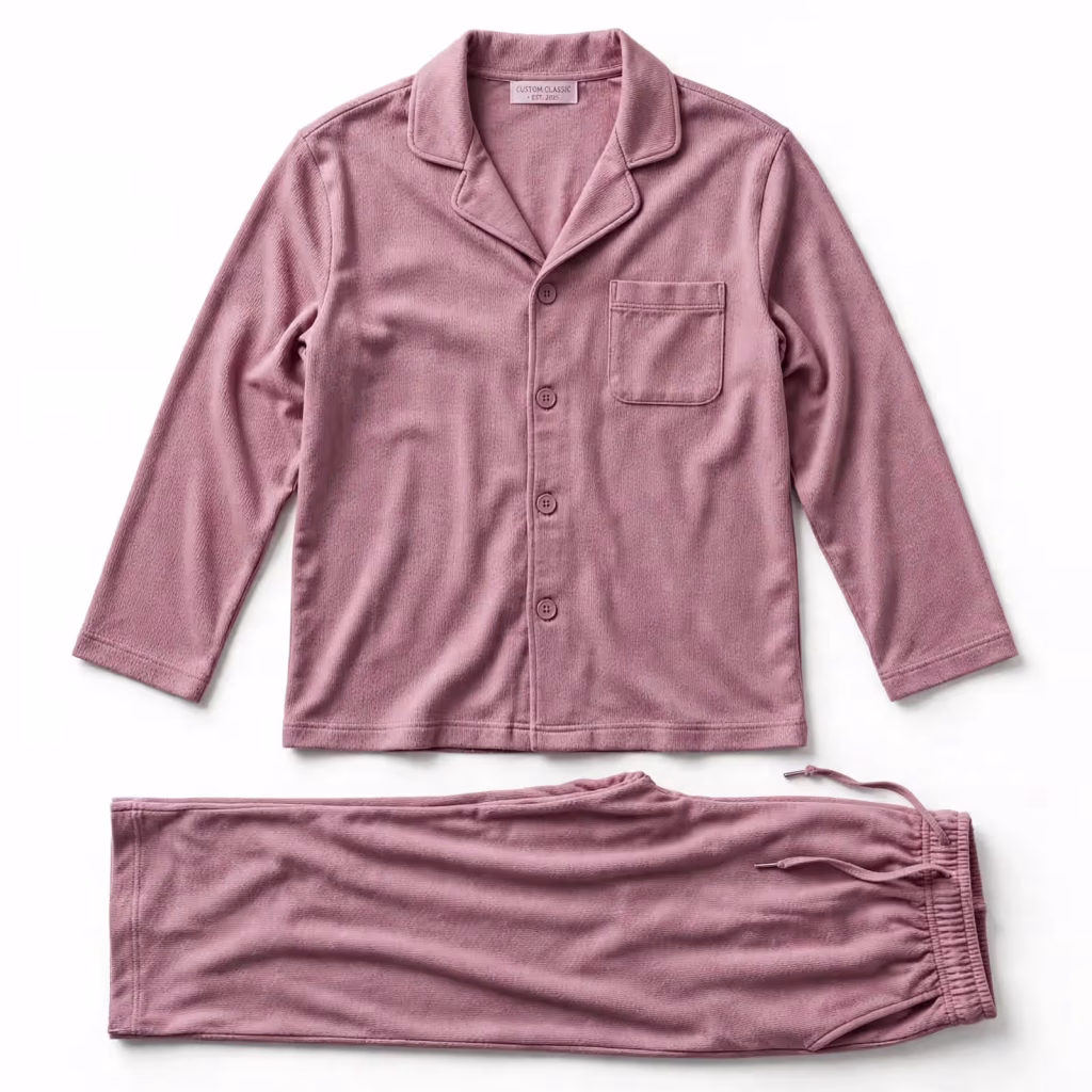 Custom Classic Pyjama Set Factory Single Jersey Pajama Bulk Supply
