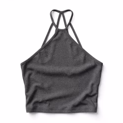 Custom Crop Top Halter Neck Crop Top Bulk