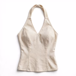 Custom Halter Top Simple Fitted Halter Top Bulk