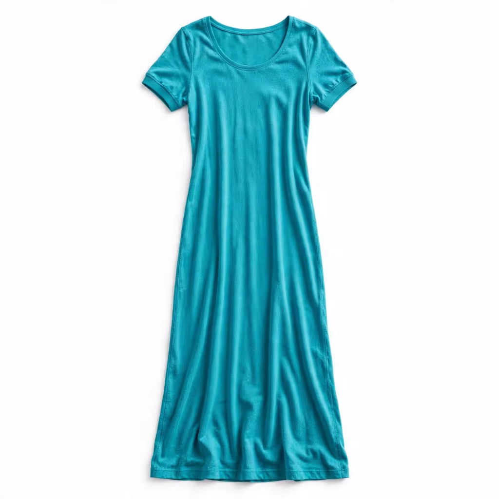 Custom Jersey Maxi Dress Factory Direct Maxi Tee Dress Bulk