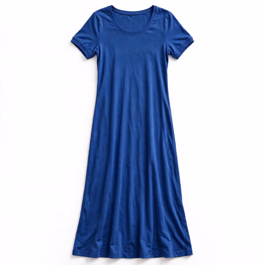 Custom Jersey Maxi Dress Manufacturer T Shirt Maxi Factory