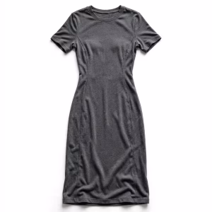 Custom Jersey Midi Dress Wholesale Blank T Shirt Dress Supplier