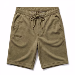 Custom Jersey Shorts Wholesale Olive Khaki Jersey Shorts