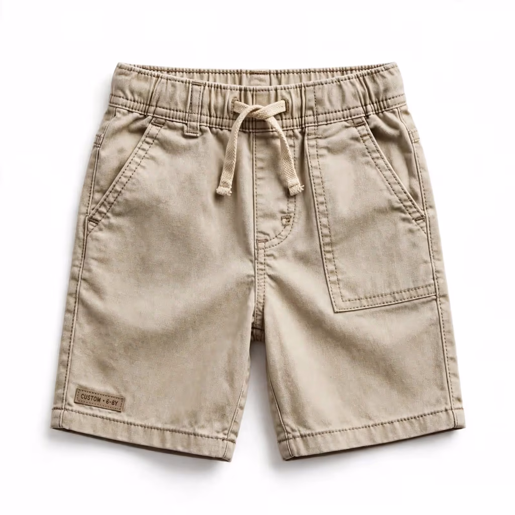 Custom Kids Shorts Supplier Drawstring Kids Shorts Wholesale