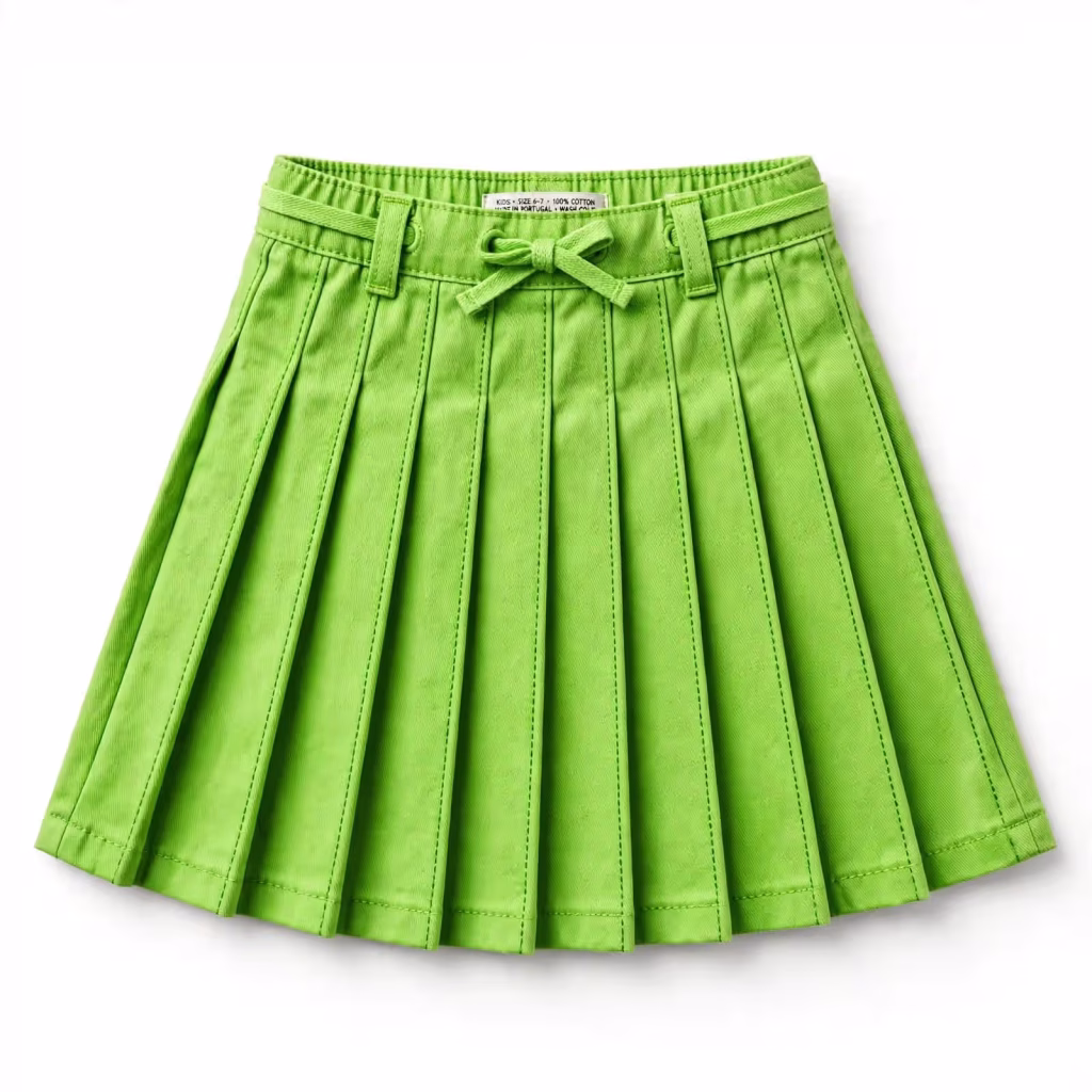 Custom Kids Skirt Factory Direct Girls Pleated Skirt Bulk