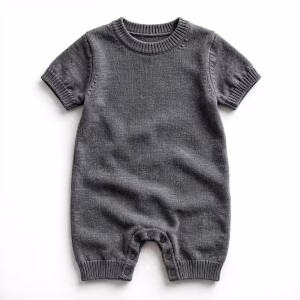 Custom Knit Romper Wholesale Blank Knit Jersey Toddler Supplier