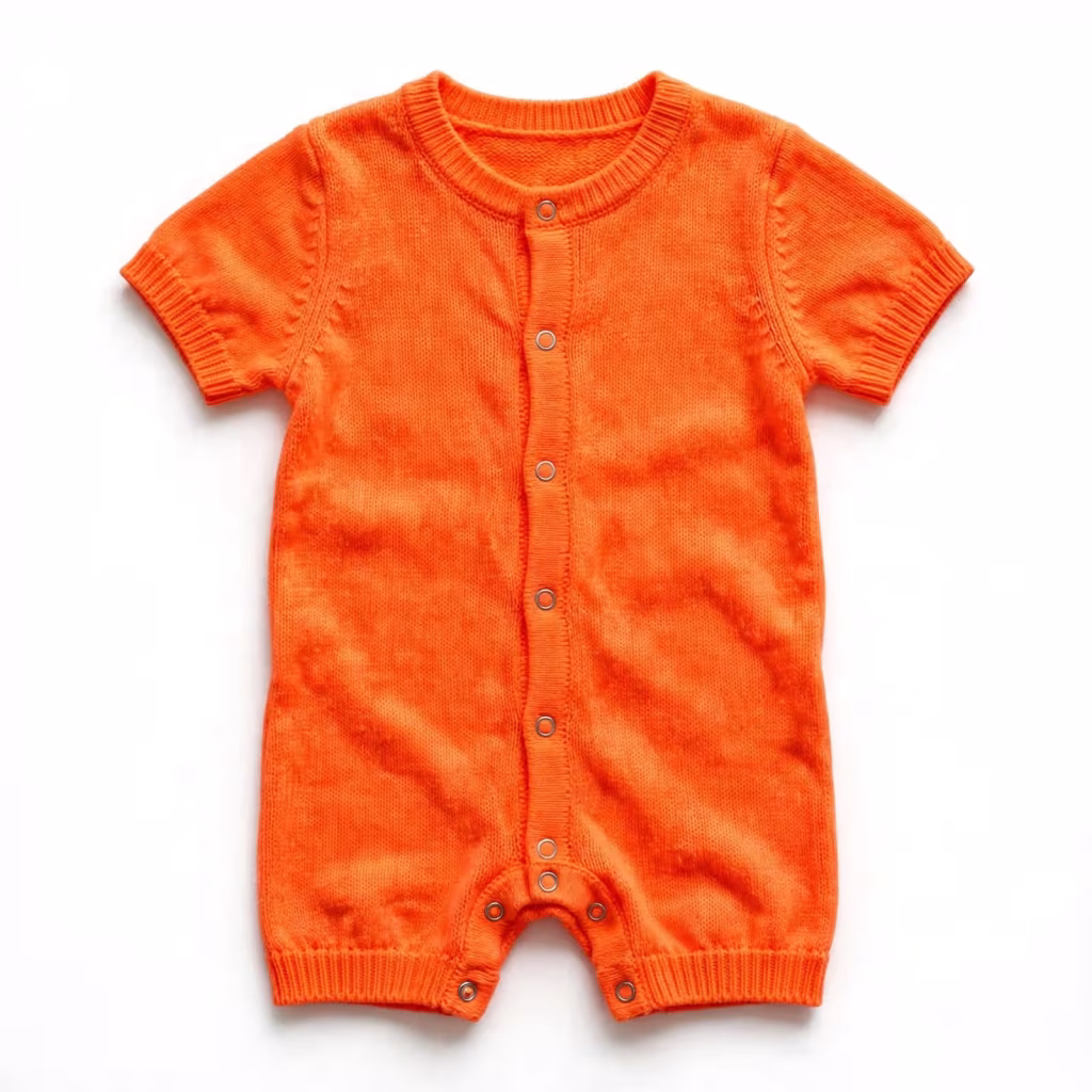 Custom Knit Romper Wholesale Jersey Baby Romper Bulk