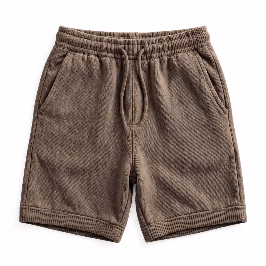 Custom Knit Shorts Wholesale Heavyweight Cotton Knit Shorts