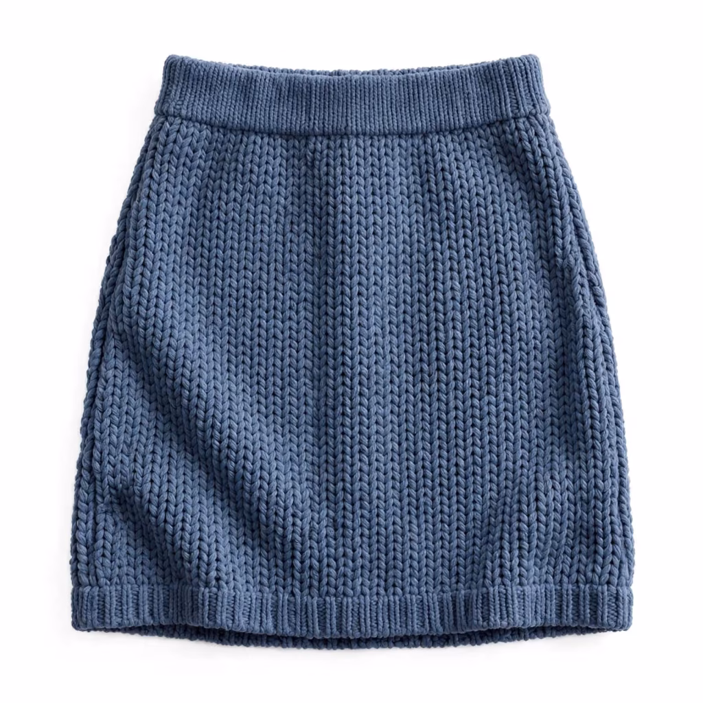 Custom Knit Skirt Wholesale Chunky Knit Mini Supplier
