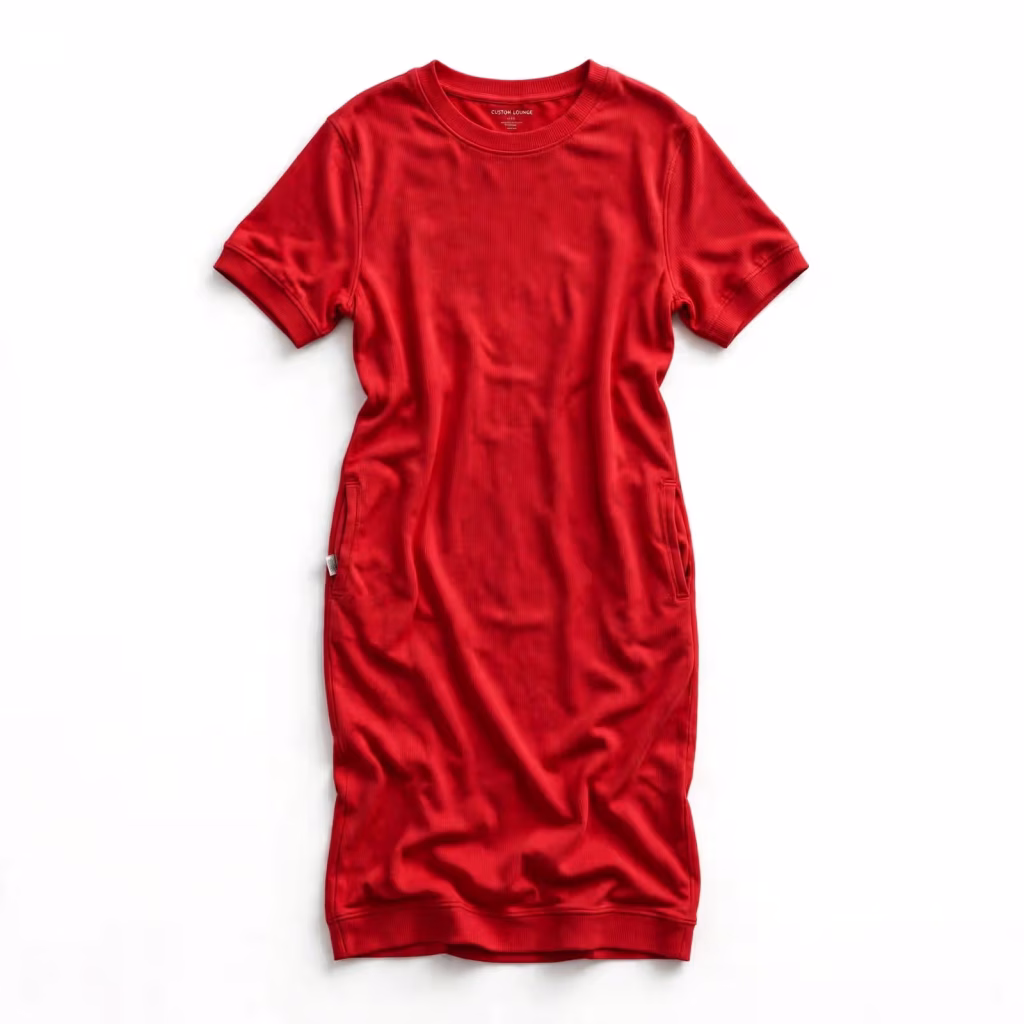 Custom Lounge Dress Short Sleeve Lounge Dress Wholesale