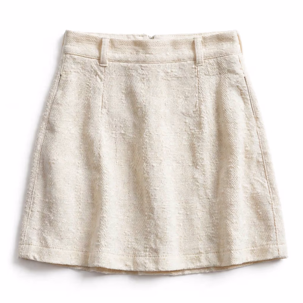 Custom Mini Skirt Supplier Ivory Mini Wholesale