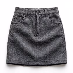 Custom Mini Skirt Wholesale Herringbone Mini Supplier