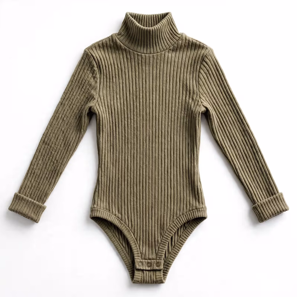 Custom Mock Neck Bodysuit Factory Direct Mock Neck Bodysuit Bulk
