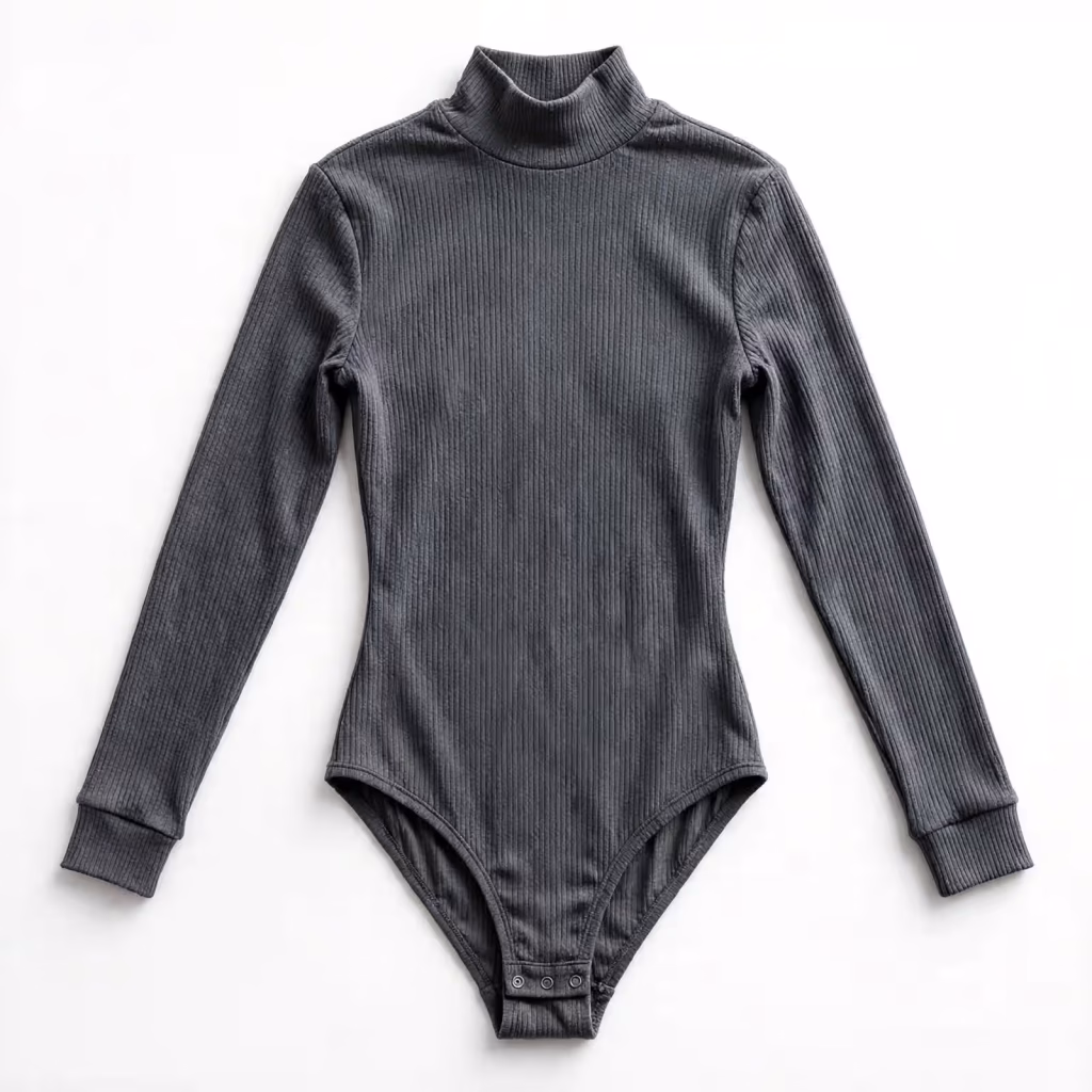 Custom Mock Neck Bodysuit Wholesale Mock Neck Bodysuit Supplier