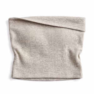 Custom Oatmeal Ribbed Bandeau Tube Top Wholesale