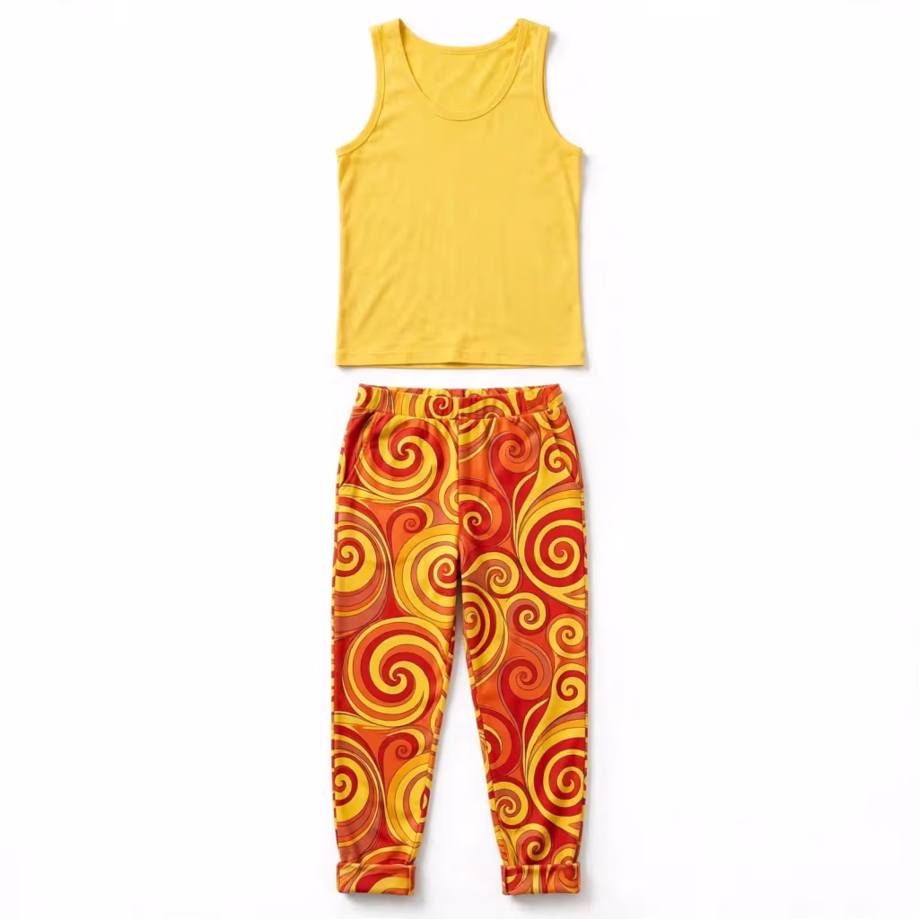 Custom Patterned Pyjama Set Manufacturing Factory Bangladesh
