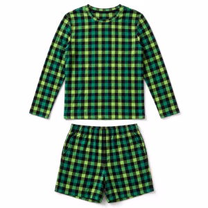 Custom Plaid Pyjama Set Manufacturer Bangladesh