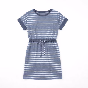 Custom Relaxed Knit Dress Striped T Shirt Dress Bulk