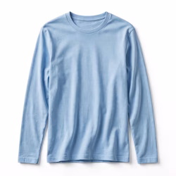 Custom T Shirt Wholesale Supplier Single Jersey Long Sleeve Bulk