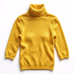 Custom Turtleneck Top Three Quarter Sleeve Turtleneck Top