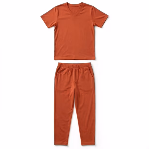 Custom V Neck Pyjama Set Manufacturer Bangladesh