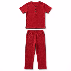 Custom Cotton Henley Pyjama Sets For Retail Buyers
