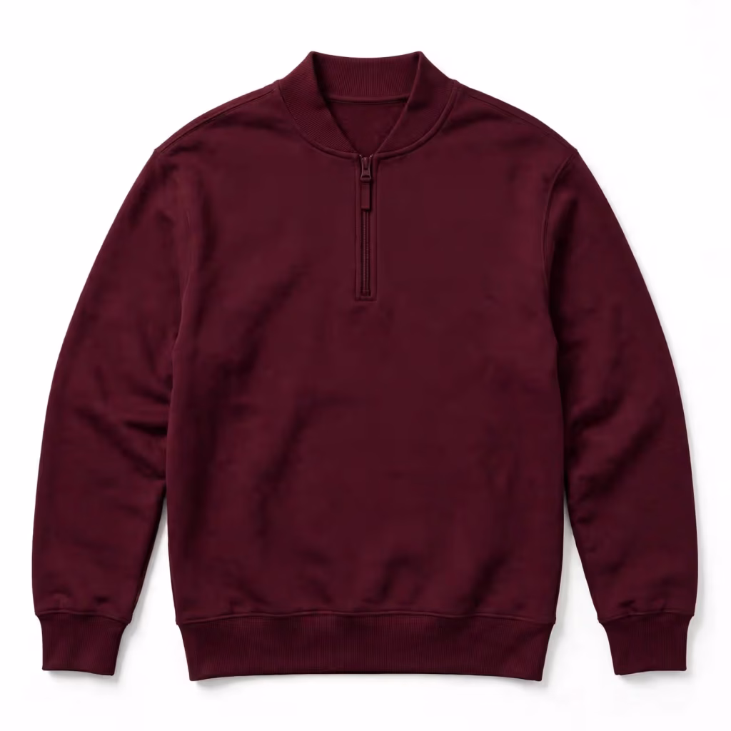 Custom Half Zip Sweatshirt Supplier Factory Bangladesh