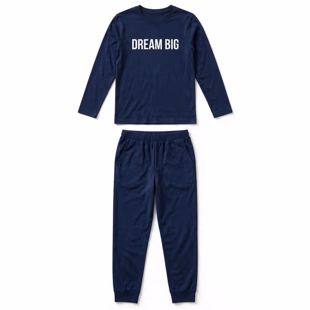 Custom Long Sleeve Pyjama Set Manufacturer Bangladesh For Private Label Sleepwear