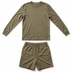 Custom Printed Crew Neck Pyjama Set Manufacturer