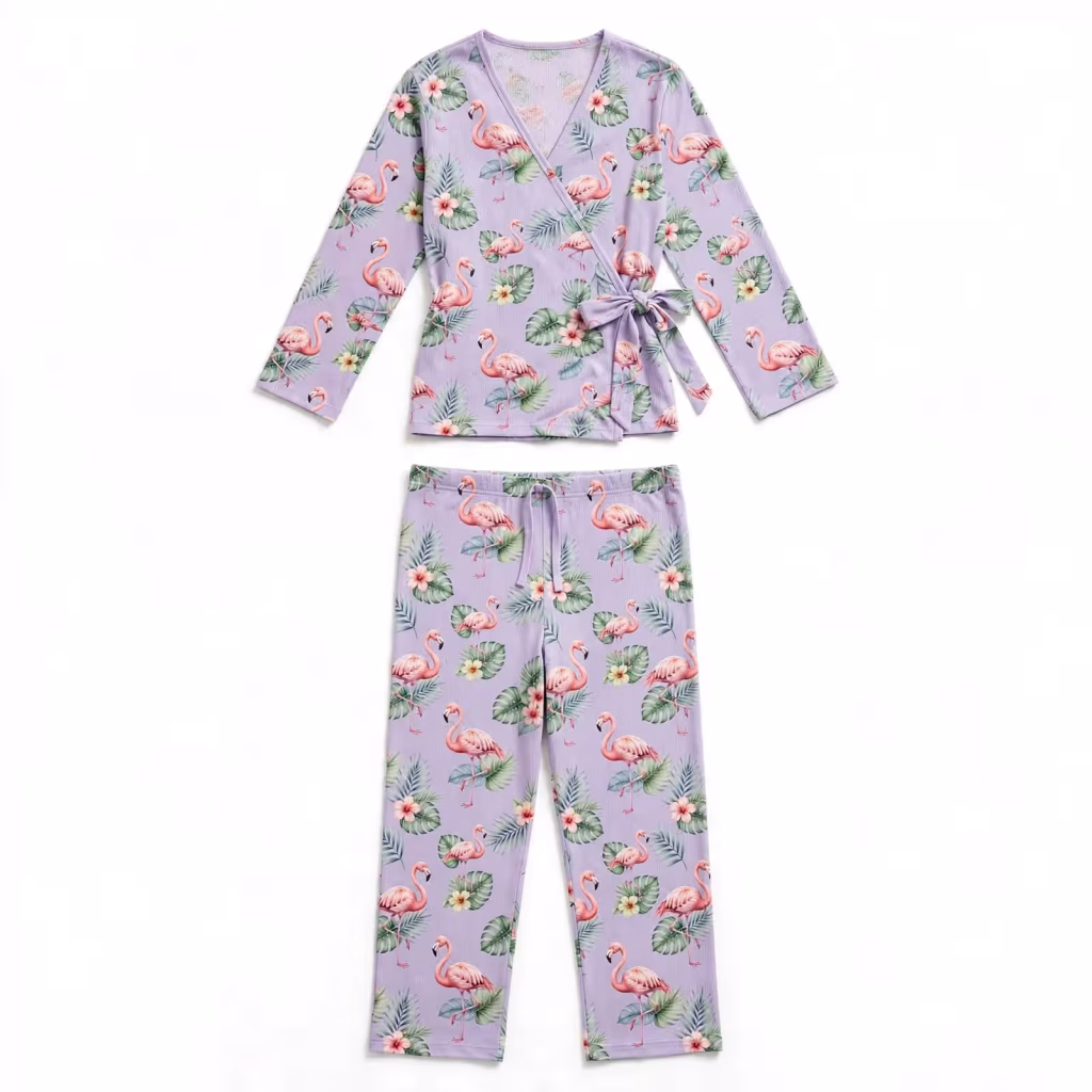 Custom Trouser Pyjama Set Manufacturer For Private Label Collections