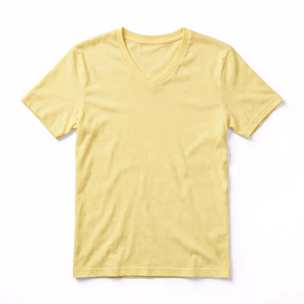 Custom V Neck Tee Shirt Supplier Bangladesh Private Label