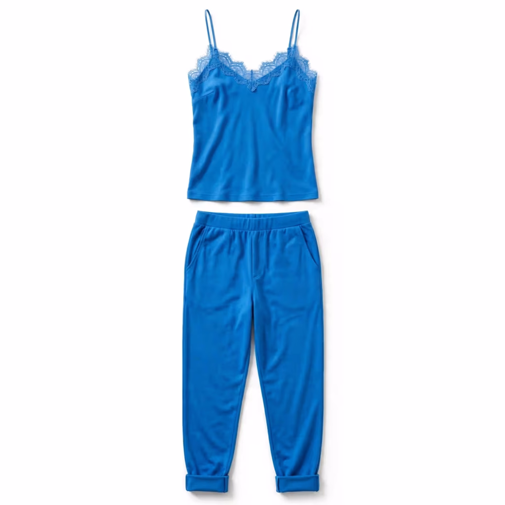 Custom Women’s Camisole Sleepwear Set Production