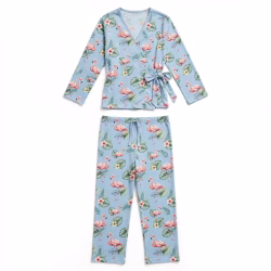 Custom Wrap Pyjama Set Manufacturing