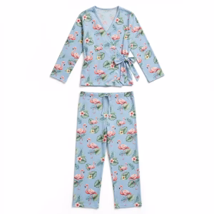 Custom Wrap Pyjama Set Manufacturing