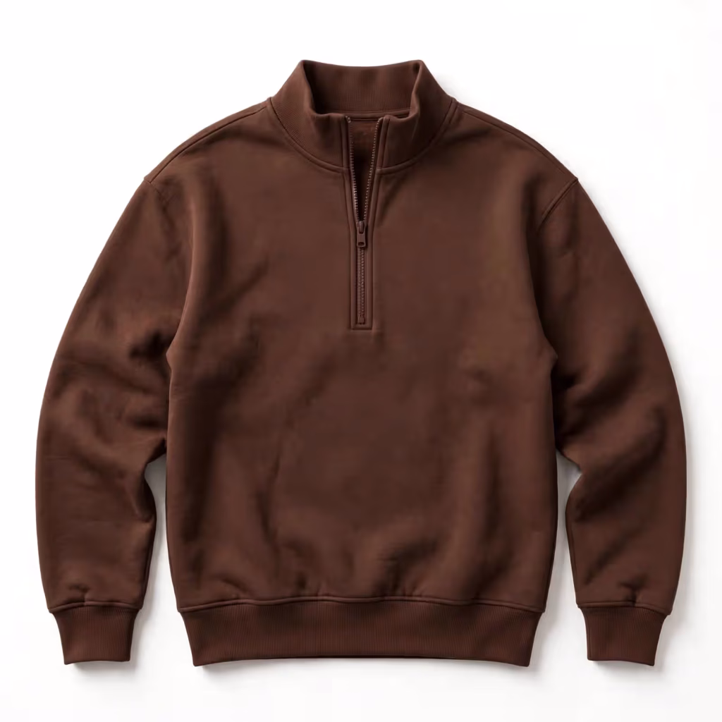 Half Zip Sweatshirt Bulk Factory Bangladesh Exporter