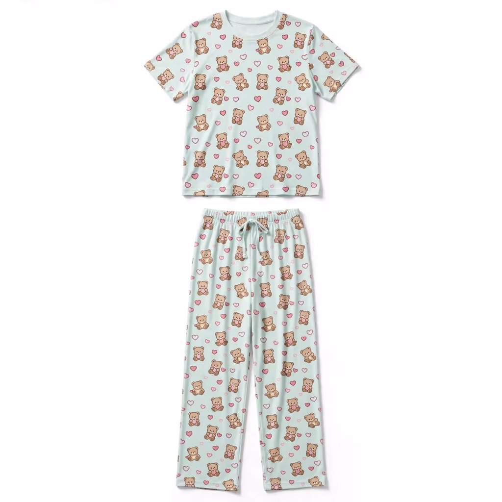 Made To Order Nightwear Sets With Custom Fabric And Sizing