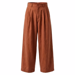 Men's Rust Terracotta High Waisted Loose Pants Manufacturer Bangladesh