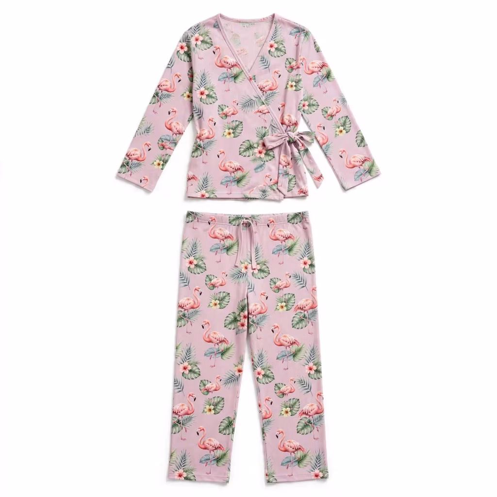 Oem Nightwear Set Production With Private Label Packaging