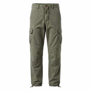 Unisex Sage Olive Mid Rise Ripstop Cargo Pants Manufacturer Bangladesh