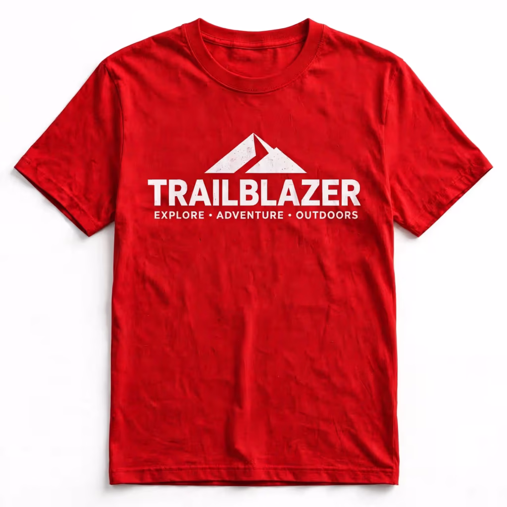 Wide Chest Print Promotional Logo T Shirt Custom Logo Tee Bulk