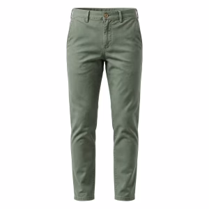 Women's Sage Moss Green Low Rise Slim Chino Pants Manufacturer Bangladesh